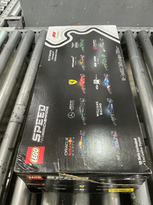 Photo 1 of ***MISSING PARTS***
LEGO Speed Champions Ultimate Formula 1 Collector's Pack - Contains 10 Sets in 1 - Includes Exclusive Poster - Collectible F1 Model Car Kit - Gift for Race Car Fans - 66802