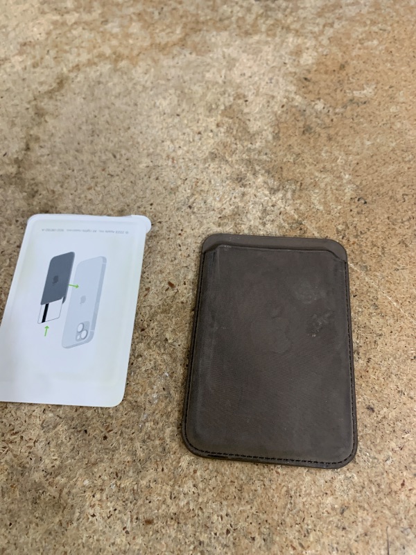 Photo 1 of ***LOCKED INTO ACCOUNT***
Apple iPhone FineWoven Wallet with MagSafe - Taupe