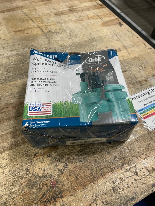 Photo 1 of 1-Pack Orbit 57623 3/4" FPT 100 Series Anti-Siphon Automatic Sprinkler Valve with Flow Control