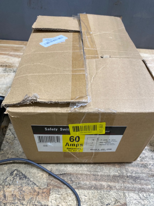 Photo 1 of ?Upgrade?3P 60 Amp Disconnect,New Add Ground Design,Disconnect Switch Non-Fuse,NEMA 3R Standard,Heavy Duty Steel Material,Rust and Corrosion Resistant,for Indoor and Outdoor,120/240v,10-Year Warrnaty