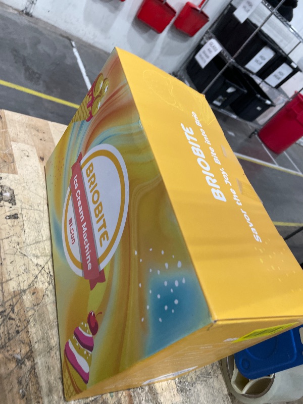 Photo 1 of **FACTORY SEALED** BRIOBITE Ice Cream Maker,Rechargeable Soft Ice Cream Machine with Low Noise,Compact for 1-2 Servings,Perfect for Sorbet,Gelato,Frozen Yogurt,Silver