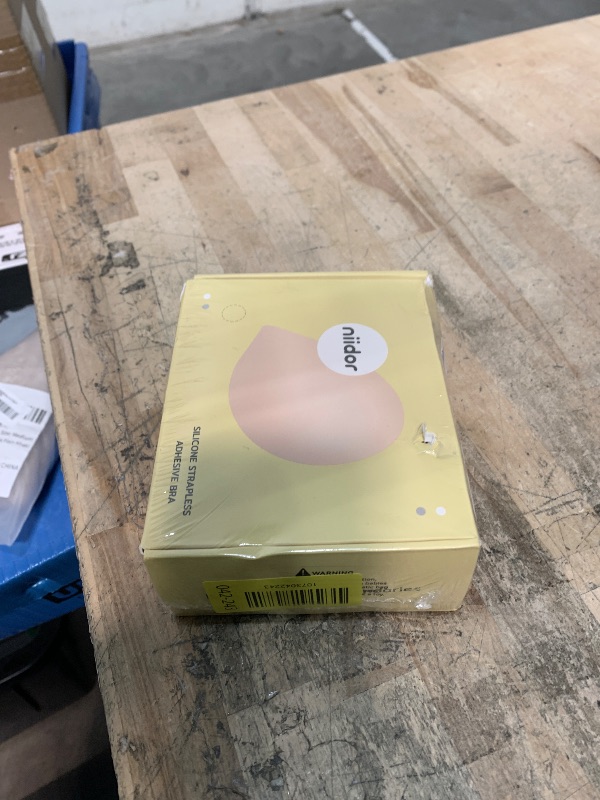 Photo 1 of **FACTORY SEALED** Niidor Strapless Bra Adhesive Backless Sticky Bra with Push Up Invisible Silicone Nude Bra for Low Cut Dresses Comfortable & Secure