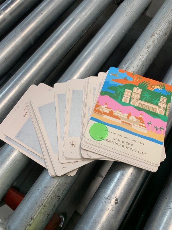 Photo 1 of **FACTORY SEALED** Reach International Outfitters San Diego Adventure Bucket List - 50 Scratch-Off Cards for Outdoor Activities, Tourist Attractions, and Landmarks Guide for Exploring San Diego