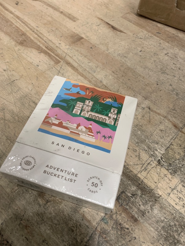 Photo 1 of **FACTORY SEALED** Reach International Outfitters San Diego Adventure Bucket List - 50 Scratch-Off Cards for Outdoor Activities, Tourist Attractions, and Landmarks Guide for Exploring San Diego