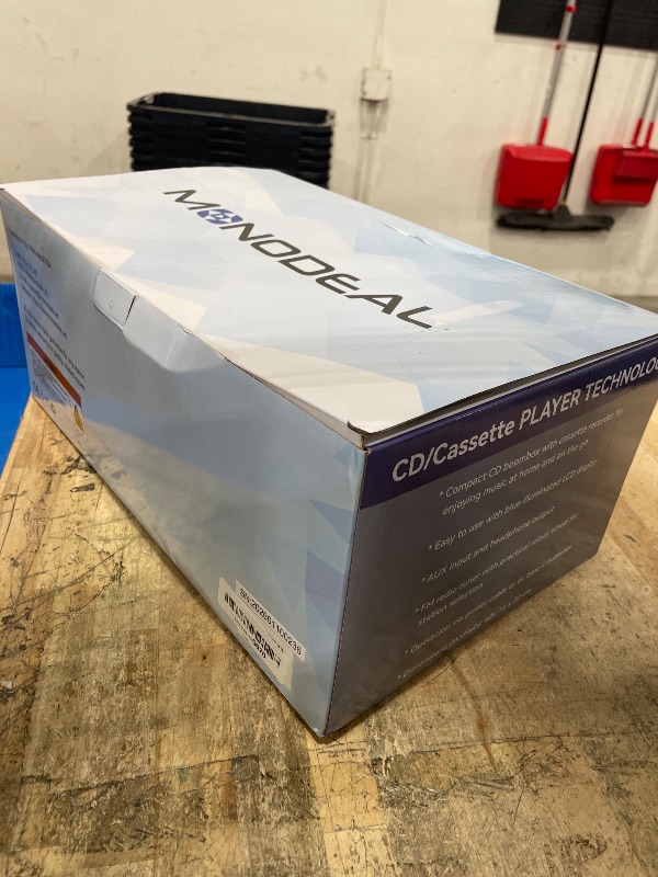Photo 1 of **FACTORY SEALED** MONODEAL CD Player & Cassette Tape Player with Bluetooth, Powerful Stereo CD Player Boombox with X-BASS,CD and Cassette Player Combo,FM/USB/AUX & Remote, Tape Recording, Sleep Timer, AC/DC Powered