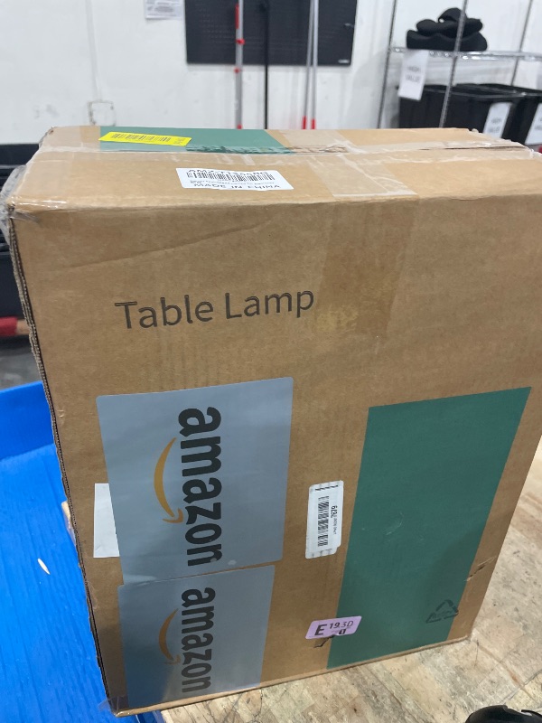 Photo 1 of **ITEMS FACTORY SEALED** BOBOMOMO Modern Table Lamp Set of 2, Warm Beige Resin Lamp with Natural Stone Look, 27.25" Lamps for Living Room with Linen Shades, Bedside Lamp for Bedroom, Living Room, Nightstand, Entryway