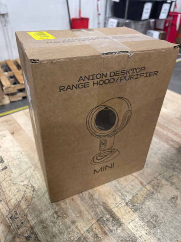 Photo 1 of **FACTORY SEALED** Portable Range Hood, Desktop Range Hood with 2 Speed Exhaust Fan, Detachable Aluminum Filter, Large Oil Collection Cup, Portable Kitchen Exhaust Fan for Indoor BBQ, Hot Pot Camping Trips Home (Gold)