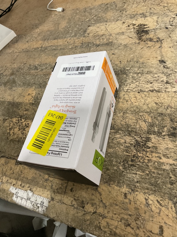 Photo 1 of (4-Pack) 18W CFL Plug-in Bulbs – G24d-2 Base, 2-Pin, 3500K Neutral White – Compatible with Select Sylvania, GE, Philips Models