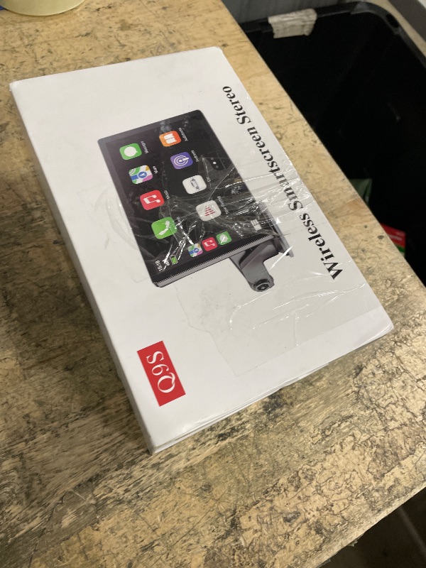 Photo 1 of ** only mount, rear camera, power cord is included, missing the screen ** 9" Wireless Apple Carplay Screen for Car with 4K Dash Cam, Portable Apple Carplay & Android Auto with 1080p Backup Camera DVR, Voice Control/GPS Navigation/Mirror Link/BT