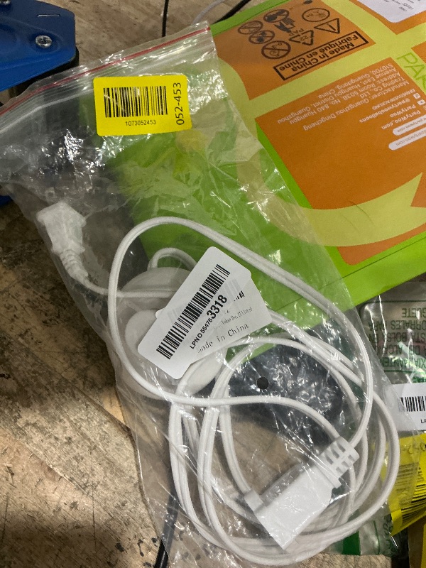Photo 1 of [ETL Listed] 6 ft Extension Cord Foot Switch Pedal, 18 AWG 3A 125V 375W,White 2 Prong Polarized Plug Power Cable for Lamp, Christmas Tree Light,ETL Listed