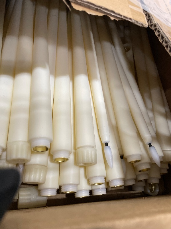 Photo 1 of  Ivory electric Candles for Weddings, Banquets, Birthday Parties, Events