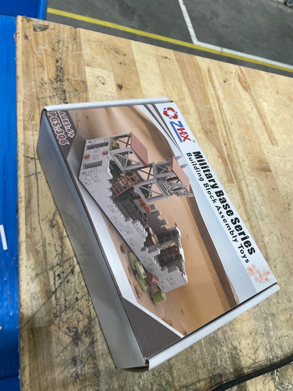 Photo 1 of **FACTORY SEALED** ZHX Military Base Building Brick Set for Army Minifigure War Accessories, Defence Base Guard Tower Guns Weapons Building Block Toy for Kids 8 10 12 14 Years