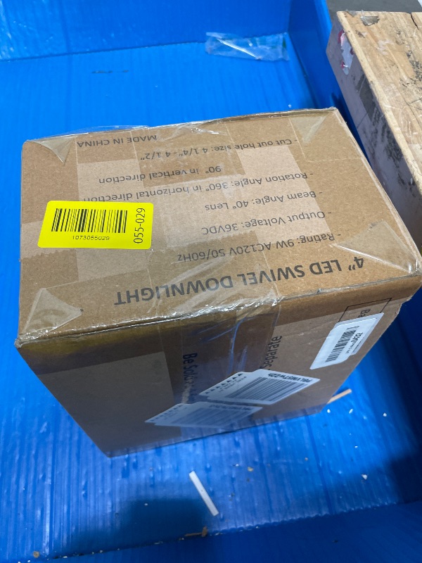 Photo 1 of **FACTORY SEALED** ZYC Gimbal LED Recessed Lighting - 4 Inch 5CCT 9W 360° Rotation Adjustable Eyeball Light,LED Swivel Spotlight,Directional Sloped Ceiling Light,Dimmable Canless Wafer Downlight Pack of 6 Bronze.