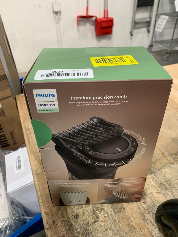 Photo 1 of **FACTORY SEALED**  Norelco Philips All-in-One 9000 Series 23-Piece Trimmer - Electric Shaver and Clipper for Face, Beard, Head & Body, Self-Sharpening Full Metal Blades, 29 Length Settings (0.5-16 mm), MG9575/49