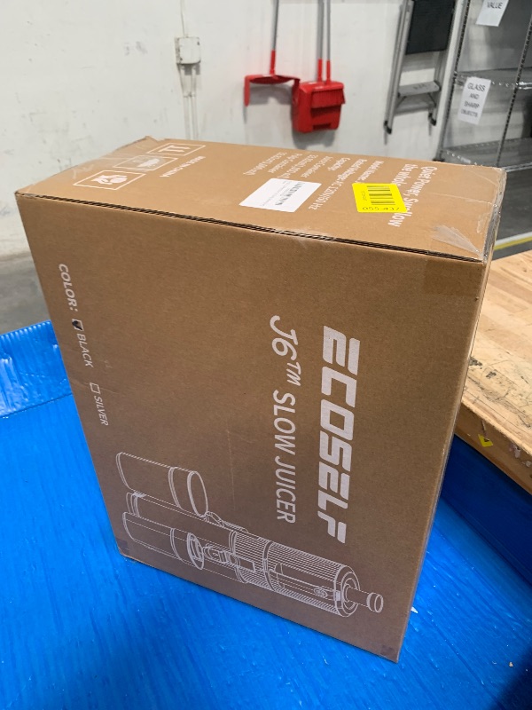 Photo 1 of **FACTORY SEALED**  ECOSELF 3-in-1 Juicer with 3 Filters (For Juice, Sorbet & Nut Milk), With 6.0" Wide Extra-Large Hopper For Fruits & Vegetables, Slow Masticating Juicer with Large Capacity, Quiet Motor (With Pusher)