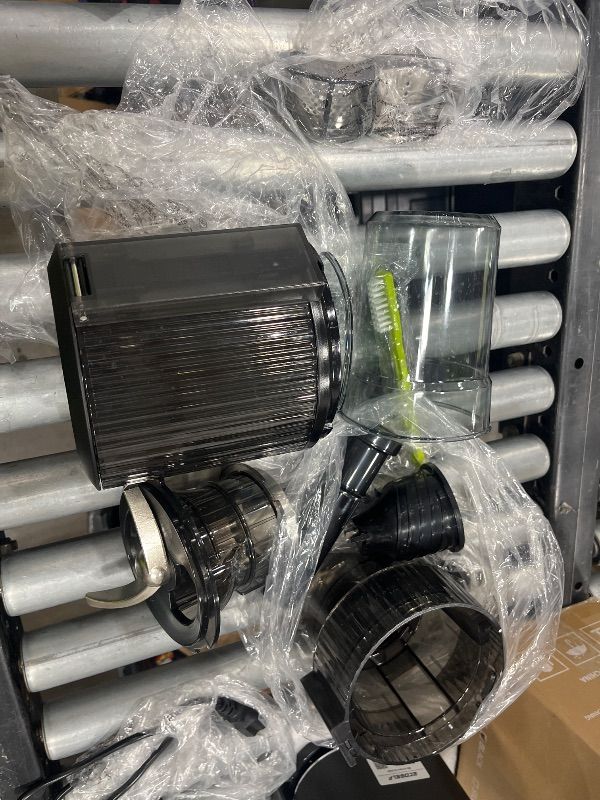 Photo 1 of **FACTORY SEALED**  ECOSELF 3-in-1 Juicer with 3 Filters (For Juice, Sorbet & Nut Milk), With 6.0" Wide Extra-Large Hopper For Fruits & Vegetables, Slow Masticating Juicer with Large Capacity, Quiet Motor (With Pusher)