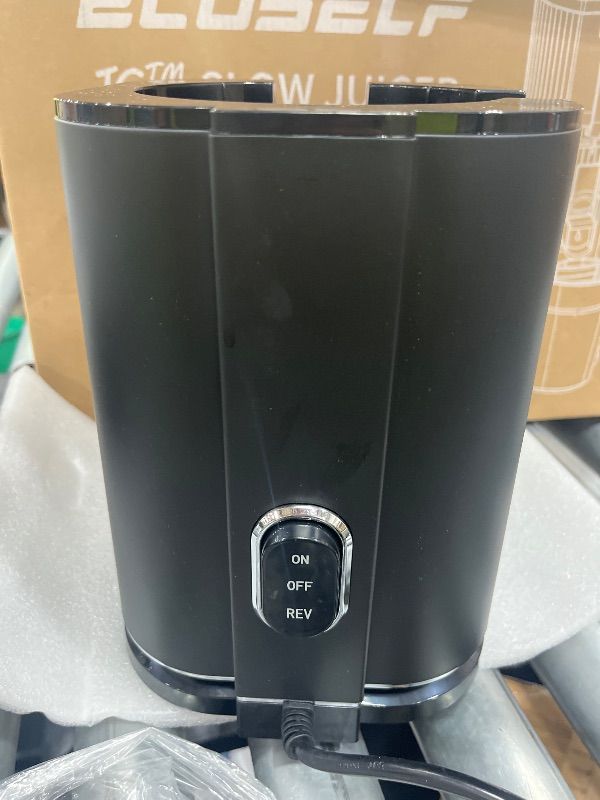 Photo 1 of **FACTORY SEALED**  ECOSELF 3-in-1 Juicer with 3 Filters (For Juice, Sorbet & Nut Milk), With 6.0" Wide Extra-Large Hopper For Fruits & Vegetables, Slow Masticating Juicer with Large Capacity, Quiet Motor (With Pusher)