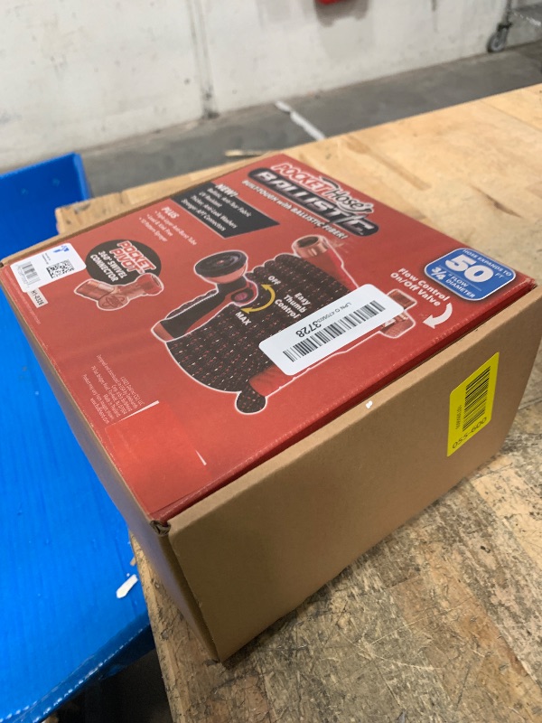 Photo 1 of **FACTORY SEALED**  Pocket Hose Ballistic 50 FT Expandable Garden Hose w/Pocket Pivot Swivel Connector, Anti-Burst Sleeve Reinforced with Bulletproof Fiber, Lightweight, No-Kink, Compact, UV-Protected, AS SEEN ON TV