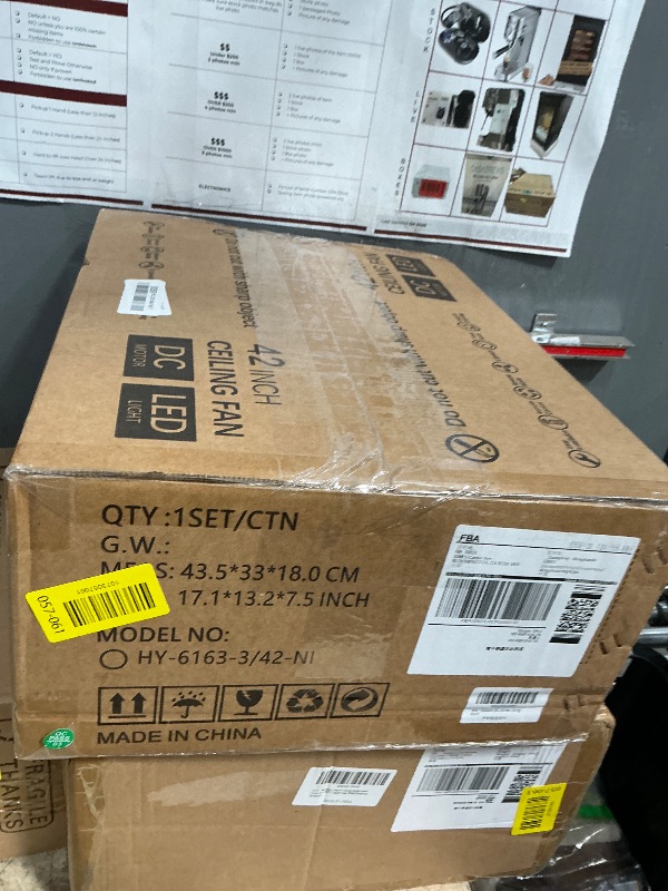 Photo 1 of **PARTS ONLY** Dolavast 42 Inch Ceiling Fan with Light and Remote, Low Profile, Reversible, 3CCT Dimmable LED, Flush Mount, Quiet, DC Motor, Nickel for Bedroom, Kitchen, Dining Room