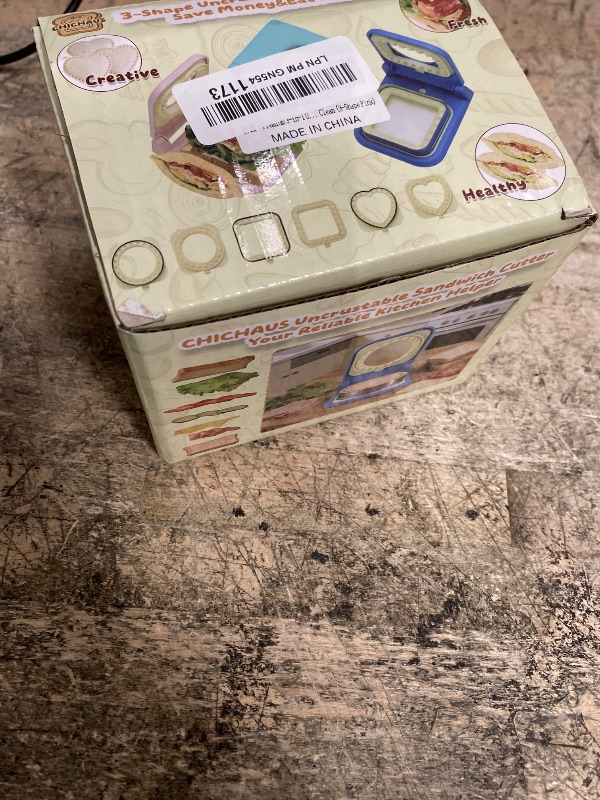 Photo 1 of **MISSING SOME ITEM,S** 3-in-1 Uncrustable Sandwich Maker - Heart/Circle/Square Crustless Sandwich Cutter & Sealer for Kids' Lunch, Breakfast & Lunchboxes | BPA-Free Uncrustable Press, Easy Clean (3-Shape Pink)