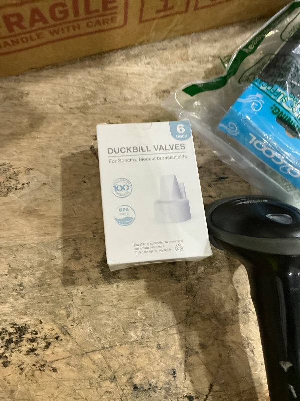 Photo 1 of [6-Count] Papablic Duckbill Valves, Replacement Milk Valves Compatible with Spectra S1 S2 & Medela Breast Pumps Parts Accessories, BPA & DEHP Free, Food-Grade Silicone, Easy to Clean, White