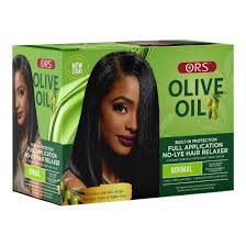 Photo 1 of (2 pack) ORS Olive Oil Built-in Protection No-Lye Relaxer, Normal, for Fine to Medium Hair, 1 Application
