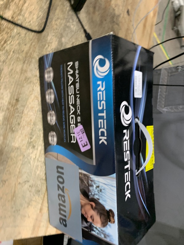 Photo 1 of ***SEE NOTES***RESTECK Massagers for Neck and Back with Heat - Deep Tissue 3D Kneading Pillow, Electric Shiatsu Shoulder Massage, Foot, Legs,Body - Relieve Muscle Pain - Office, Home & Car