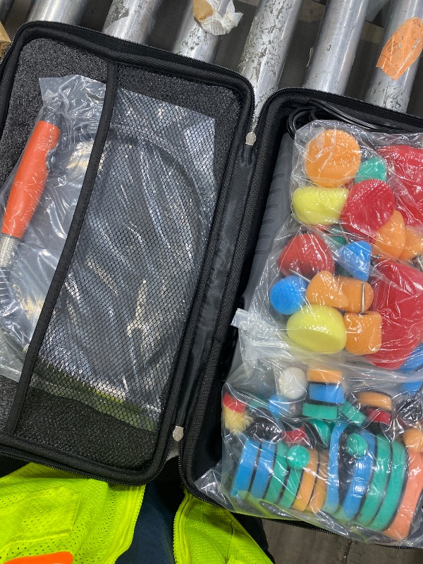 Photo 1 of **MISSING BATTERY**Cordless Mini Polisher, SPTA 12V Cordless Polisher for Detailed Polishing, Cordless Car Buffer Polisher, RO&DA Buffer Polisher with Mini Polishing Pads and Wool Pads for Polishing, Sanding, Cleaning