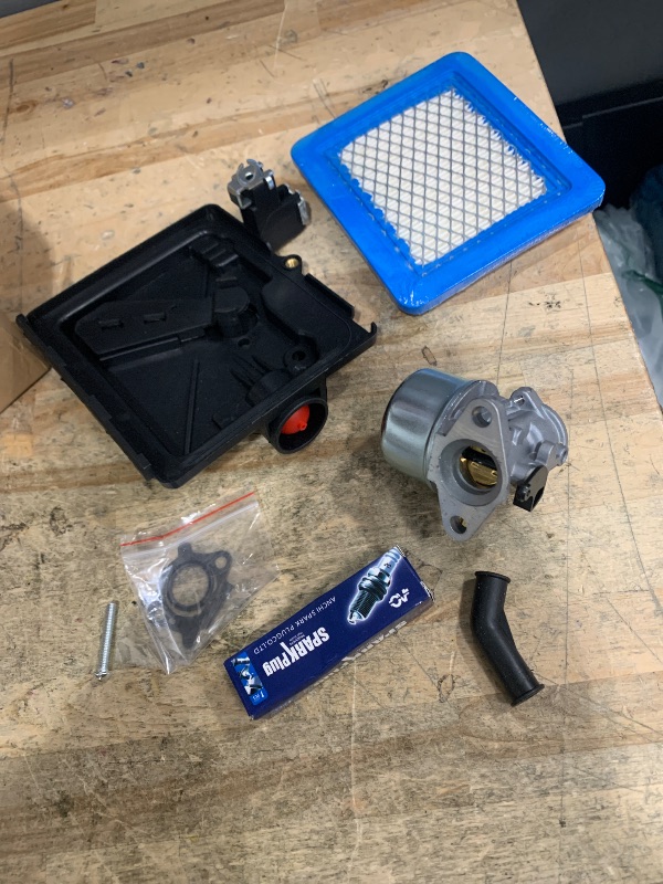 Photo 1 of 
799868 Carburetor Compatible with Briggs & Stratton 498170 799872 694202 497586 498254 790821-14111 Carburetor +795259 Air Filter Cleaner Primer Base By LEIMO