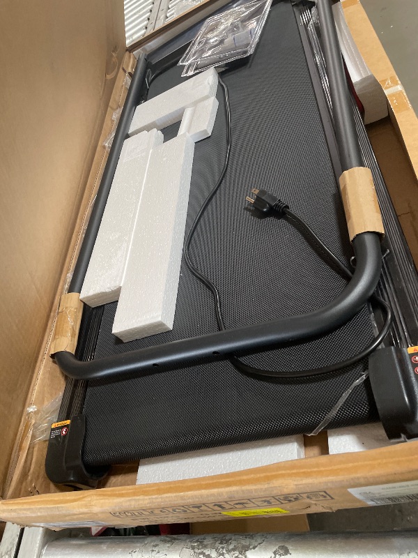 Photo 1 of ***MISSING SCREEN**** KASSADIN Walking Pad with Handle Bar, 2026 Upgrade Portable Small Treadmill with Handles for Home Small, 3.0HP Under Desk Walking Pad Treadmill with Incline, 0.6-7.6MPH, 350LBS