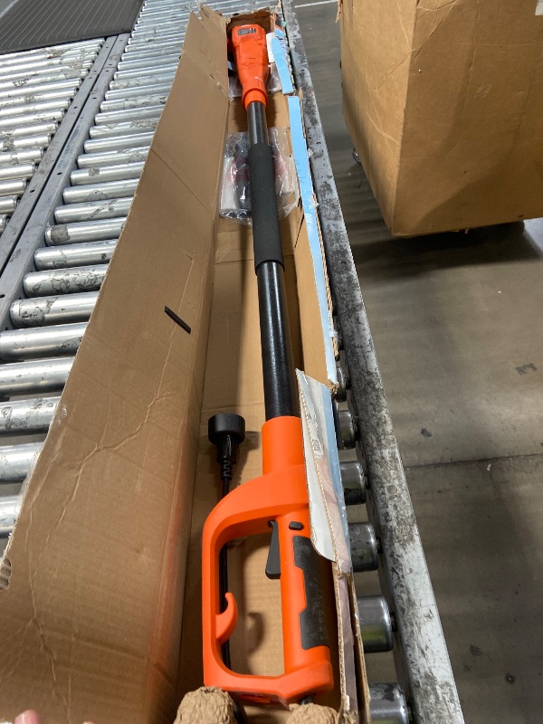 Photo 1 of **END OF HANDLE IS BROKEN OFF**BLACK+DECKER 6.5 Amp 10 in. Electric Pole Saw (PP610)