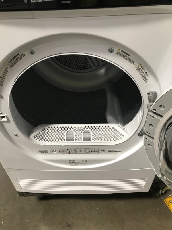 Photo 1 of *no cord*West Bend Clothes Dryer Compact Portable Front Loading for Laundry, Auto and Timed Dry Settings and Anti-Wrinkle, Perfect for Apartments, RV and More, 4-Cu.Ft, White