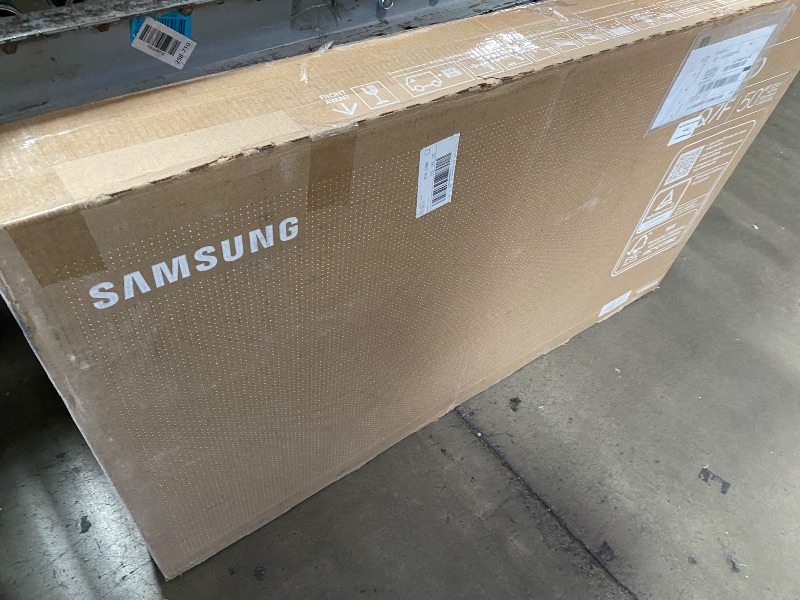 Photo 1 of **DANAGED, PARTS ONLYT** Samsung 50-Inch Class QLED Q7F Series Samsung Vision AI Smart TV (2025 Model, 50Q7F) Quantum HDR, Object Tracking Sound Lite, Q4 AI Gen1 Processor, 4K upscaling, Gaming Hub, Alexa Built-in