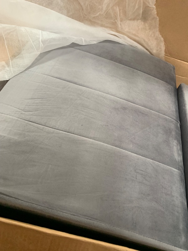 Photo 1 of **MISSING BOXES, PARTIAL SET** KEIKI 65" 3-in-1 Convertible Sofa Bed, Foldable Futon Couch with Adjustable Backrest & Pillows, Modern Velvet Sleeper Sofa for Living Room, Apartment, Small Space Furniture, Compact Guest Bed