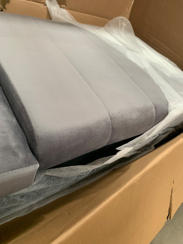 Photo 1 of **MISSING BOXES, PARTIAL SET** KEIKI 65" 3-in-1 Convertible Sofa Bed, Foldable Futon Couch with Adjustable Backrest & Pillows, Modern Velvet Sleeper Sofa for Living Room, Apartment, Small Space Furniture, Compact Guest Bed