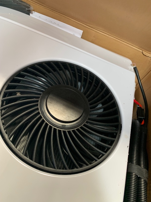 Photo 1 of (used, untested) ICECOSMOS Ultra-Slim Mini Body Low-Profile Rooftop 12V DC Inverter RV Air Conditioner – Air 360° Flow, AWG#6 230 Inches Power Cord Cooling & Heating for Camper Vans Motorhome Light Truck