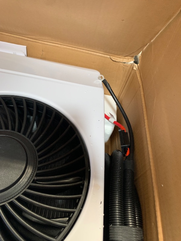 Photo 1 of (used, untested) ICECOSMOS Ultra-Slim Mini Body Low-Profile Rooftop 12V DC Inverter RV Air Conditioner – Air 360° Flow, AWG#6 230 Inches Power Cord Cooling & Heating for Camper Vans Motorhome Light Truck