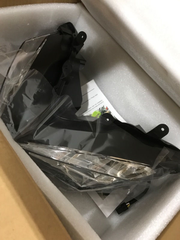 Photo 1 of LUXEMOTO LED Headlight for Ninja 400, Front Light Kit w/LED High Beam Low Beam HeadLamp Assembly for Kawasaki Ninja 400/400 KRT EDITION/ZX-4R / ZX-4RR / ZX-4RR KRT Versys 2018-2024 Accessories