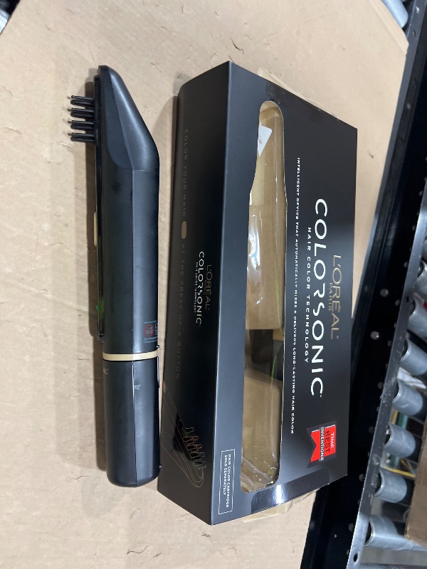 Photo 1 of L'Oreal Paris Colorsonic Permanent Hair Dye Coloring Device for Root Touch Up, All Over Color, and Gray Coverage, Mistake-Free Application (Hair Color Cartridge Sold Separately)
