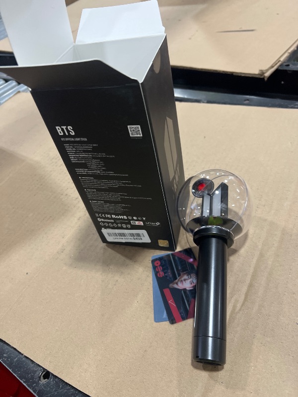 Photo 1 of KPOP HEAVEN BTS Official LIGHTSTICK VER.4 + 7 Official Photocards & 3 Extra Photocards Set