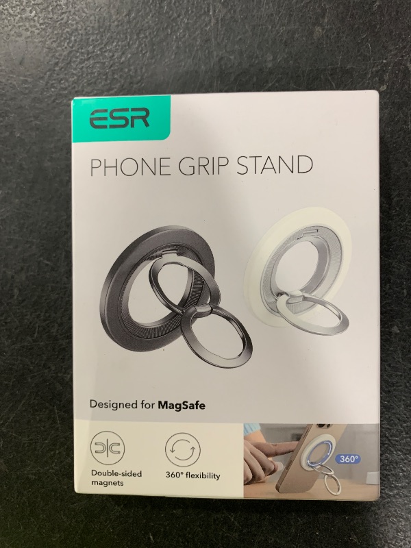 Photo 1 of ESR for MagSafe Phone Grip, Dual-Side Magnetic Phone Grip,360° Adjustable Thin Magnetic Ring Holder Stand,for iPhone 17e/17-12, Samsung, All Phones, MagSafe Accessories (2 Metal Rings Included)