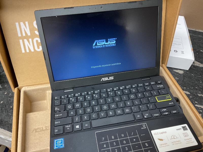 Photo 1 of Asus L210 Ma-Db01 Ultra Thin Laptop, 11.6” Hd Display, Intel Celeron N4020 Processor, 4Gb Ram, 64Gb Storage, Numberpad, Windows