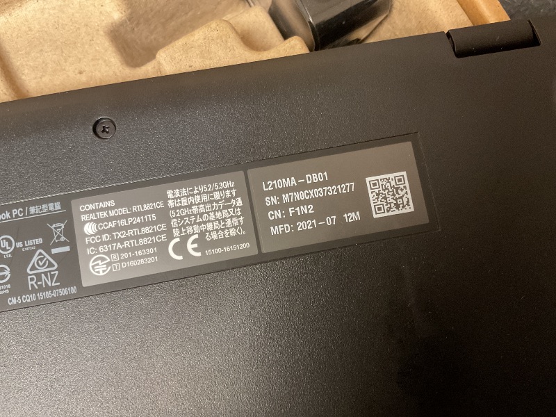 Photo 1 of Asus L210 Ma-Db01 Ultra Thin Laptop, 11.6” Hd Display, Intel Celeron N4020 Processor, 4Gb Ram, 64Gb Storage, Numberpad, Windows