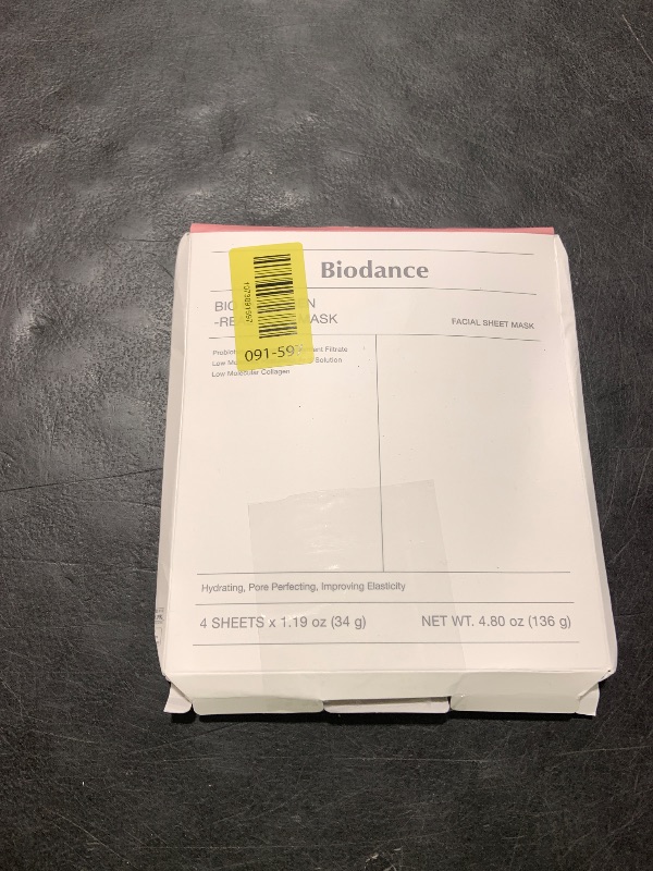 Photo 1 of BIODANCE Bio-Collagen Real Deep Mask, Hydrating Overnight Hydrogel Face Mask, Pore Minimizing, Elasticity, Plumping, Travel Essentials & Self Care Gifts for Women, Korean Skin Care | 1.19oz(34g) x 4ea