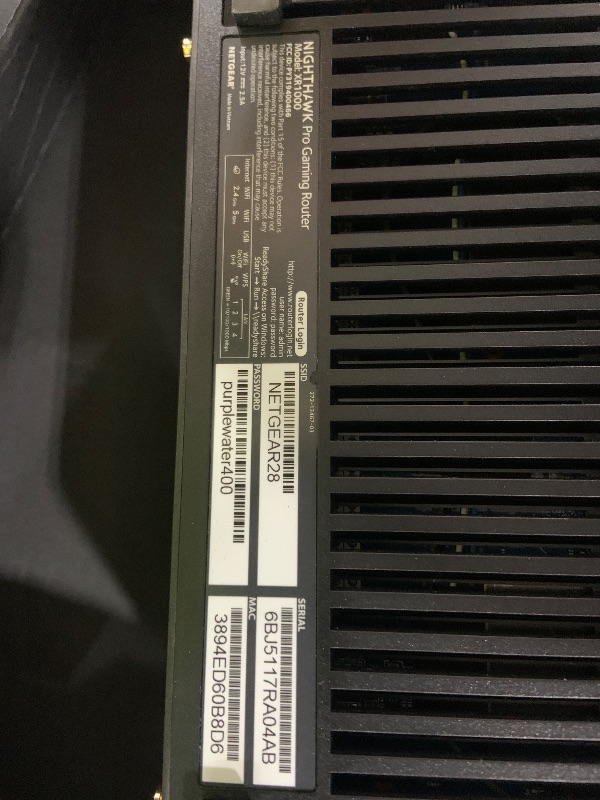 Photo 1 of NETGEAR Nighthawk Pro Gaming 6-Stream WiFi 6 Router (XR1000) - Security Features, AX5400 Wireless Speed (up to 5.4Gbps), DumaOS 3.0 Optimizes Lag-Free Server Connections, 4 x 1G Ethernet Ports