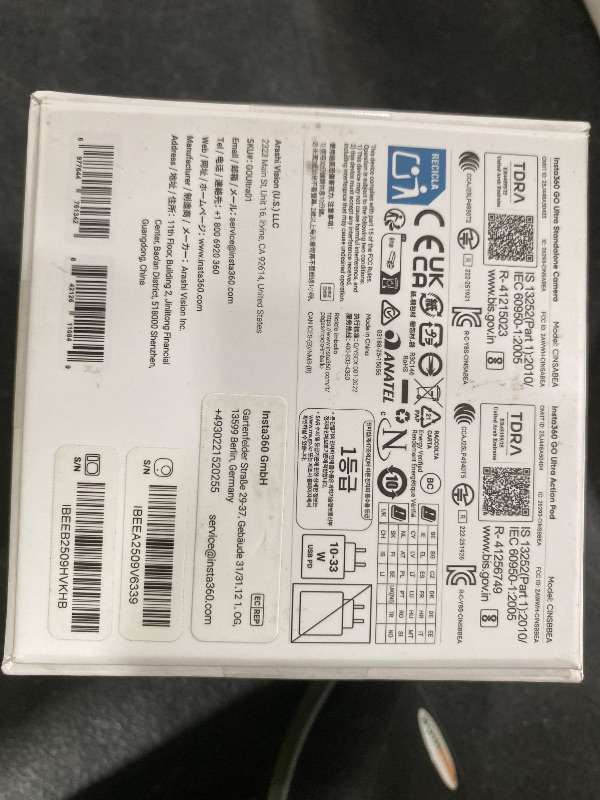 Photo 1 of Insta360 CINSABEA-GOULTRA01 GO Ultra Action Camera Standard Bundle - Arctic White
