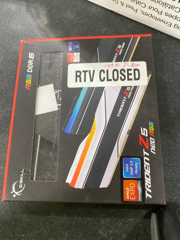 Photo 1 of G.SKILL Trident Z5 Neo RGB Series DDR5 RAM (AMD EXPO & Intel XMP 3.0) 32GB (2x16GB) 6000MT/s CL36-36-36-96 1.35V Desktop Computer Memory U-DIMM - Matte Black (F5-6000J3636F16GX2-TZ5NR)