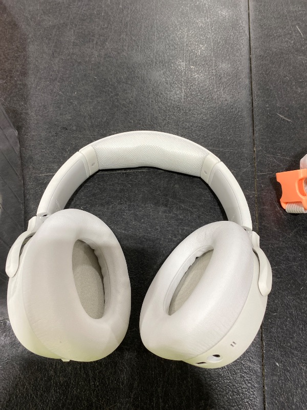 Photo 1 of Skullcandy Crusher ANC 2 Wireless Over-Ear Bluetooth Headphones with Multi-Sensory Bass, Active Noise Cancelling, Up to 60 Hours Battery, Microphone for iPhone Android - Bone
