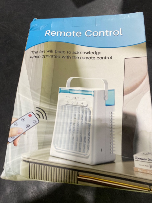 Photo 1 of Portable Air Conditioners, 3-in-1 Portable AC Unit, Personal Mini Air Conditioner With 1000ml Water Tank, 2/4/6H Timer, USB Charging Small Cooling Fan (Include 5V 2A Adapter) For Indoor Office Bedroom
