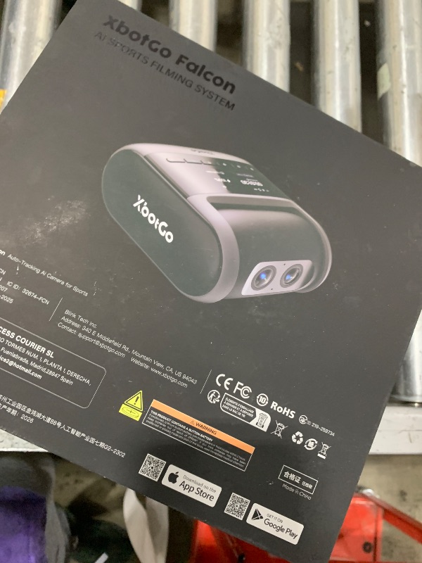 Photo 1 of XbotGo Falcon All-in-One AI Action Camera, 4K Auto Tracking Sport Camera for Soccer, Basketball & Football, Dual-Lens Team Sports Recorder with Live Streaming, No Subscription Required (Shadow Grey)